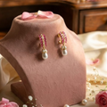 Shell Pearl + Red stone bali