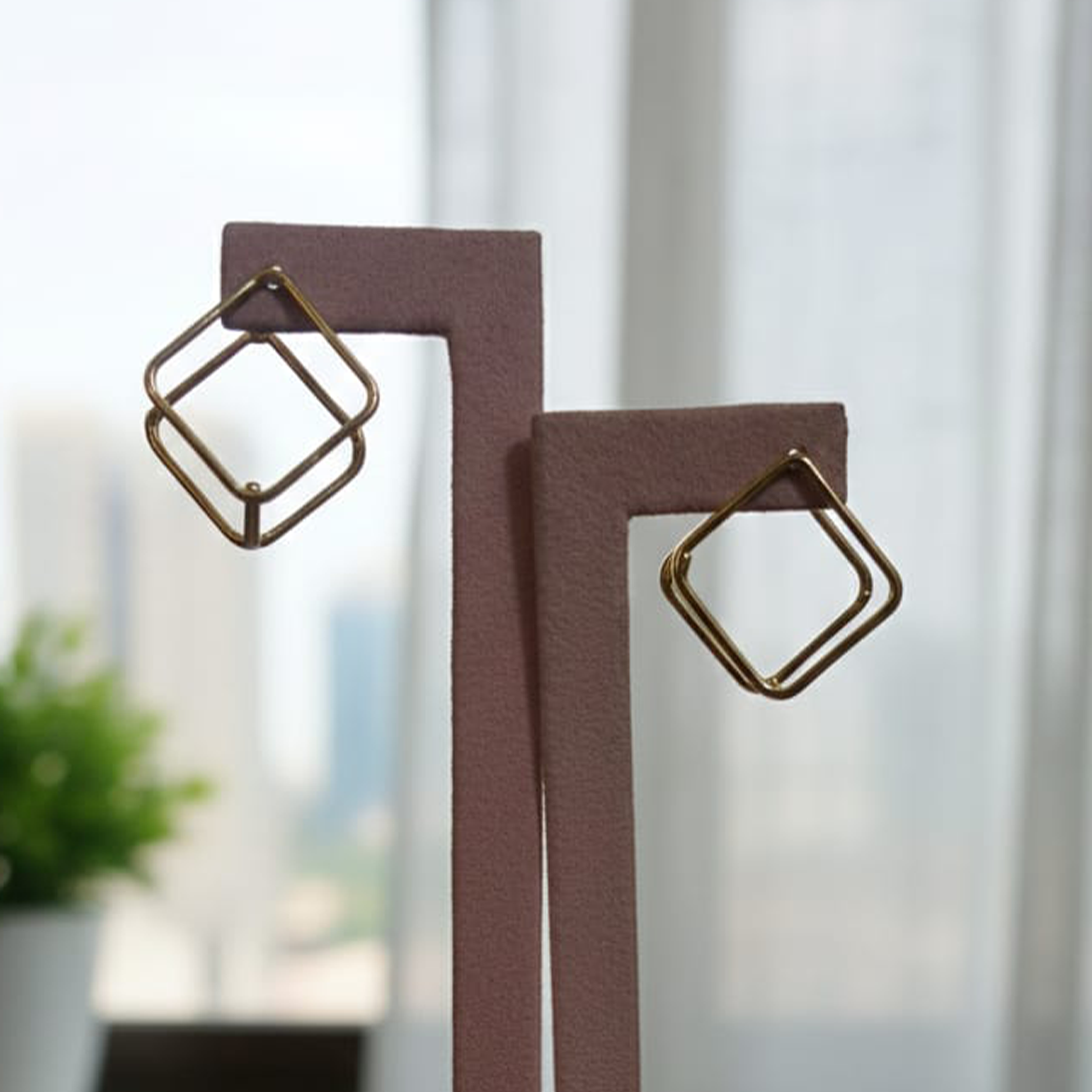 Geo Cubicle Metro Earrings