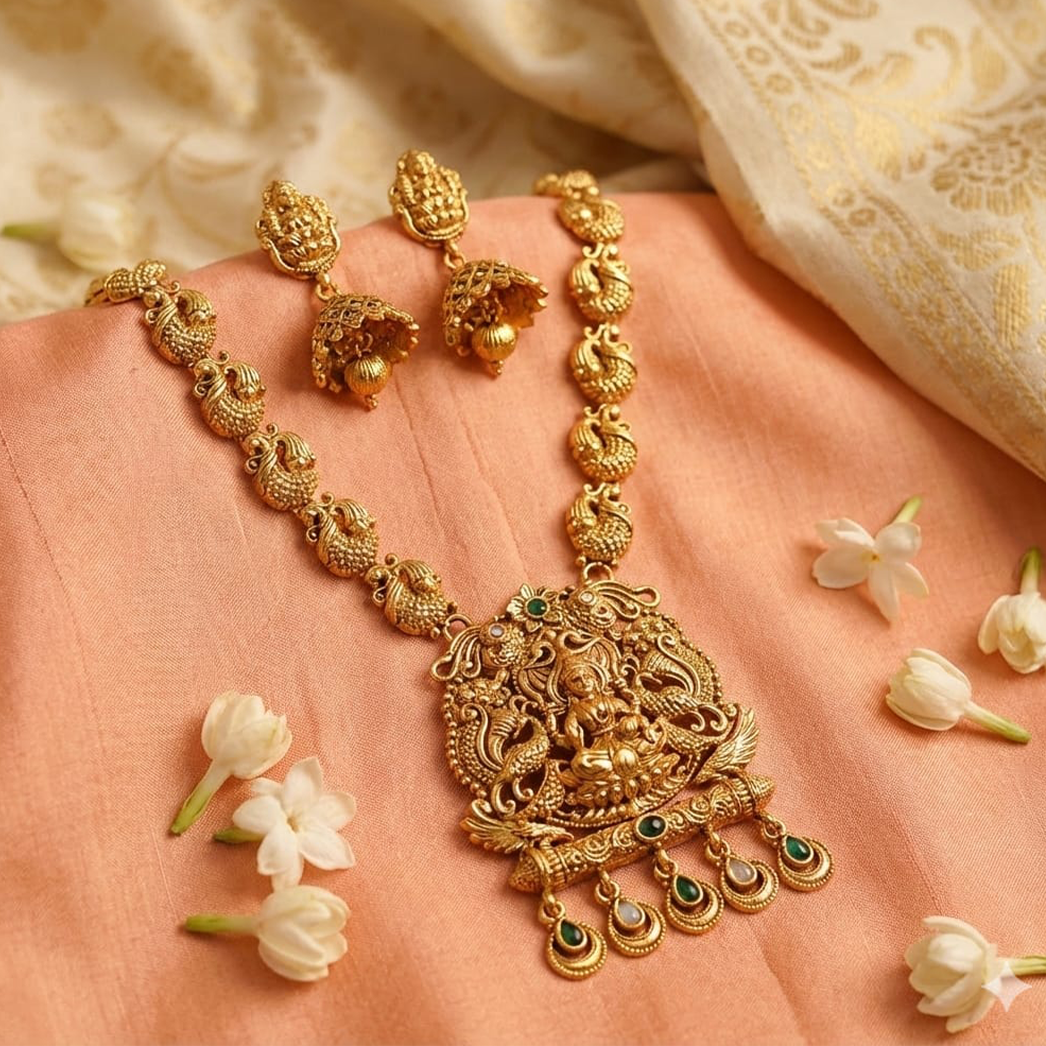 Long Gold Temple Set
