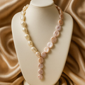 Fresh Water Baroque + Coin Pearl Single Line