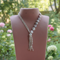 Coin + Round + Long Pearl Necklace