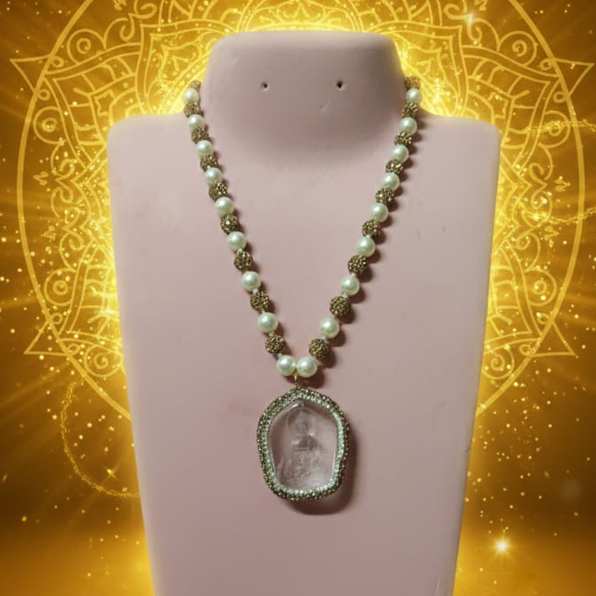 Golden Buddha Neckpiece