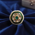 Kundan Hexagon Ring