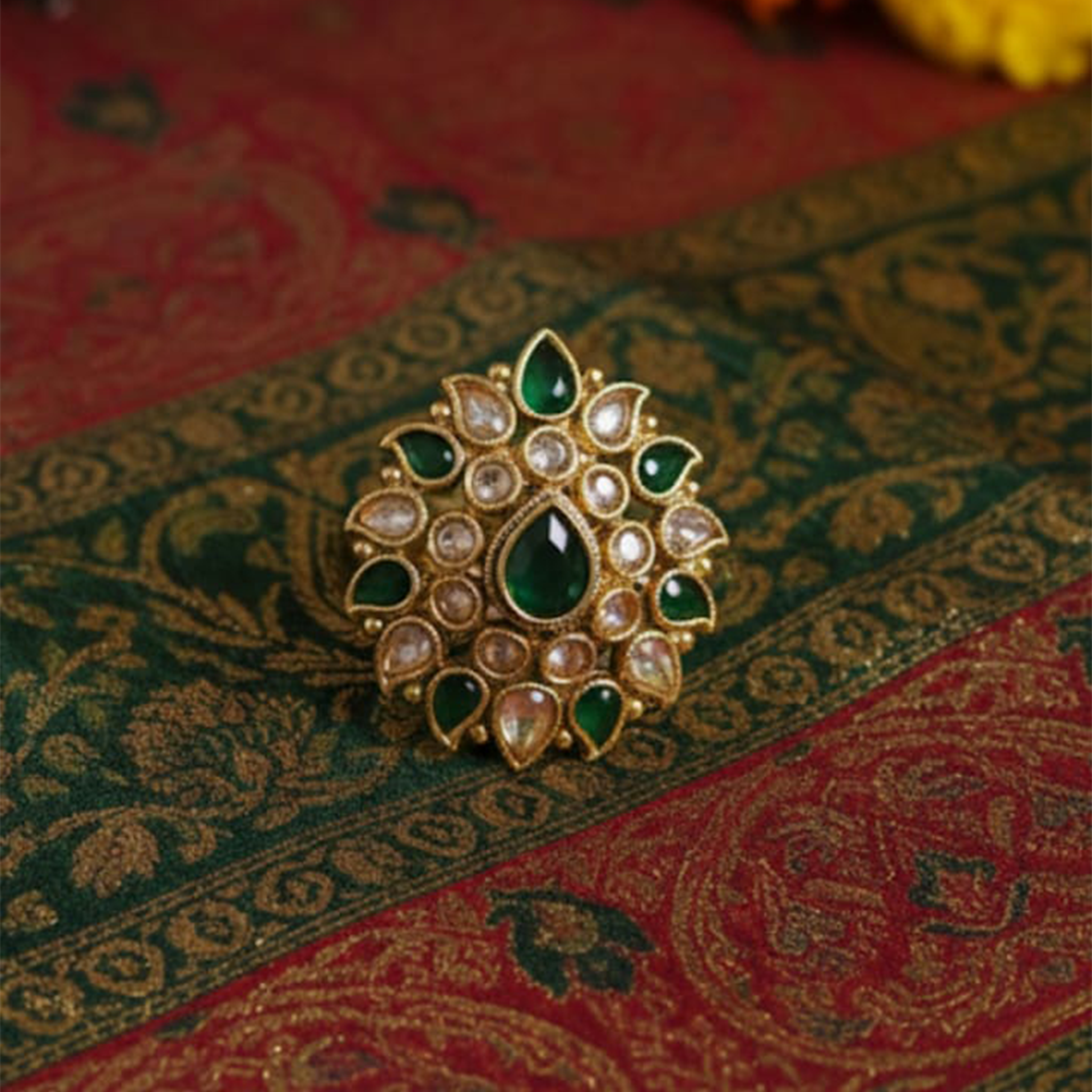 Drop Shape Ambi Stone Ring